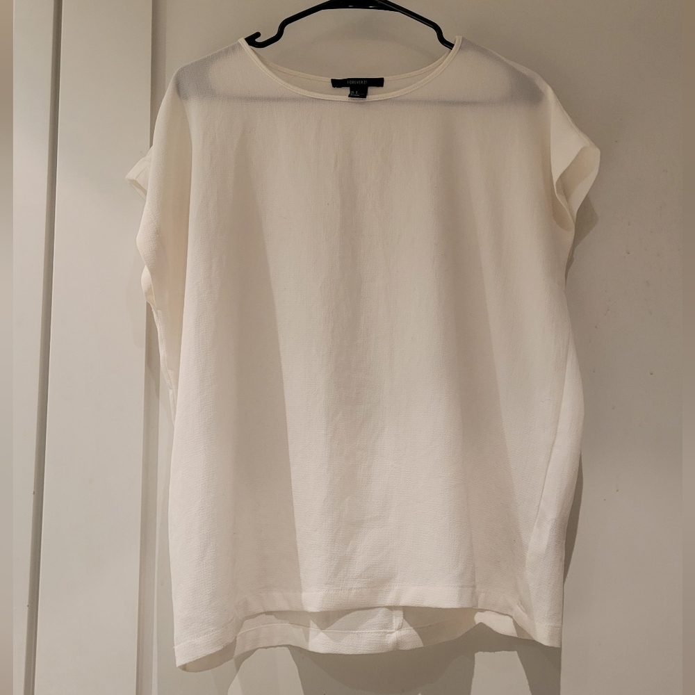 Forever 21 Cream Blouse